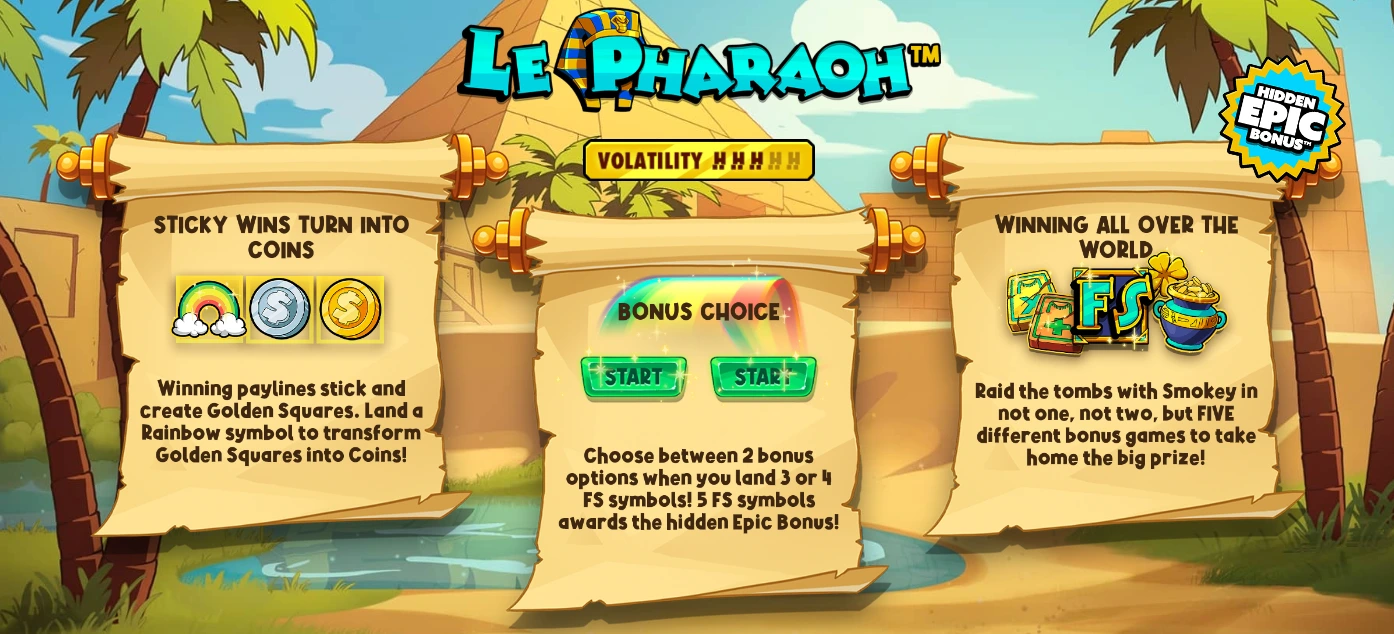 Le pharaoh game.