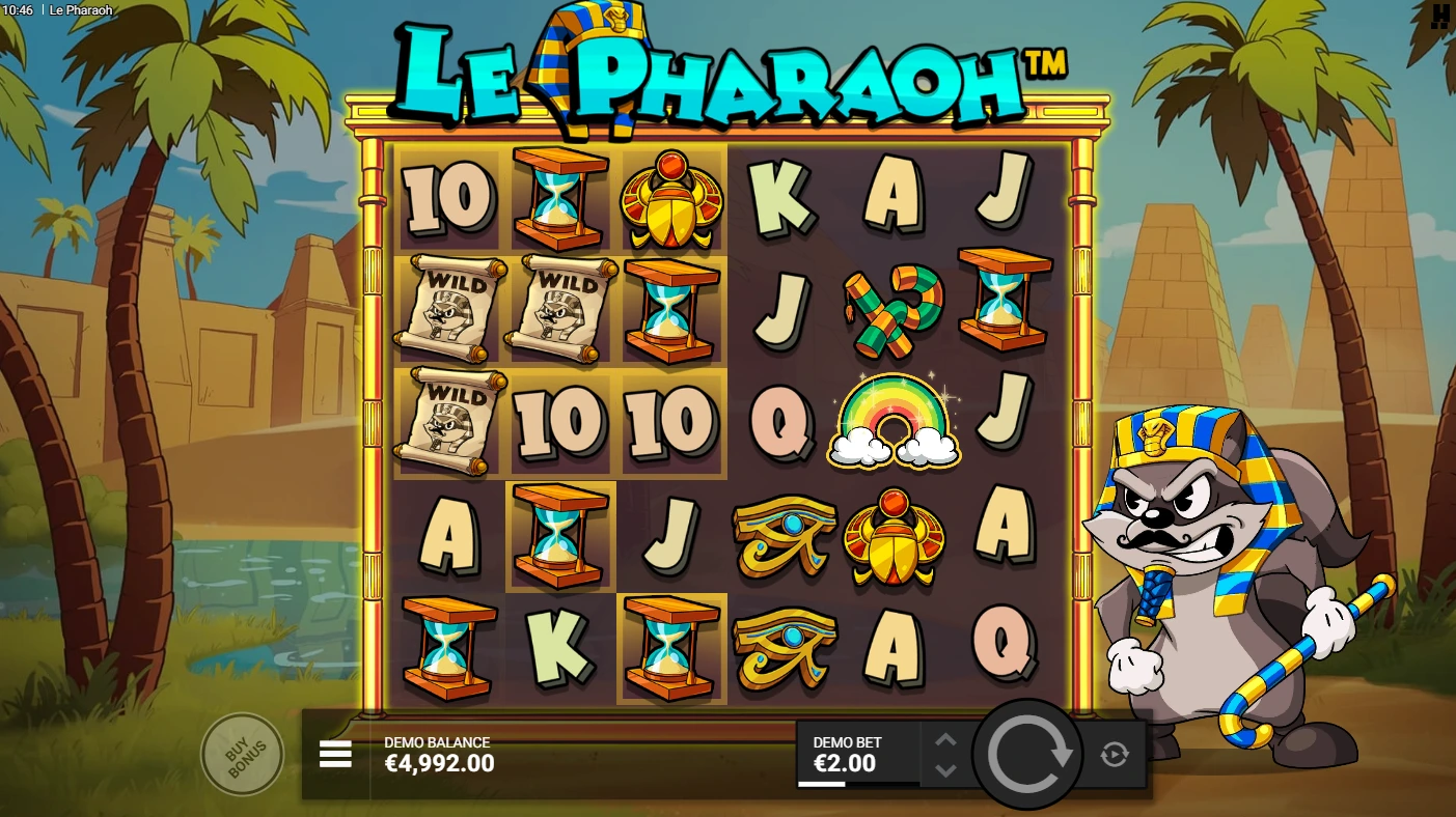Le pharaoh golden squiers.