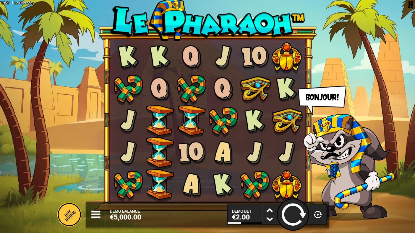 Le pharaoh game online.